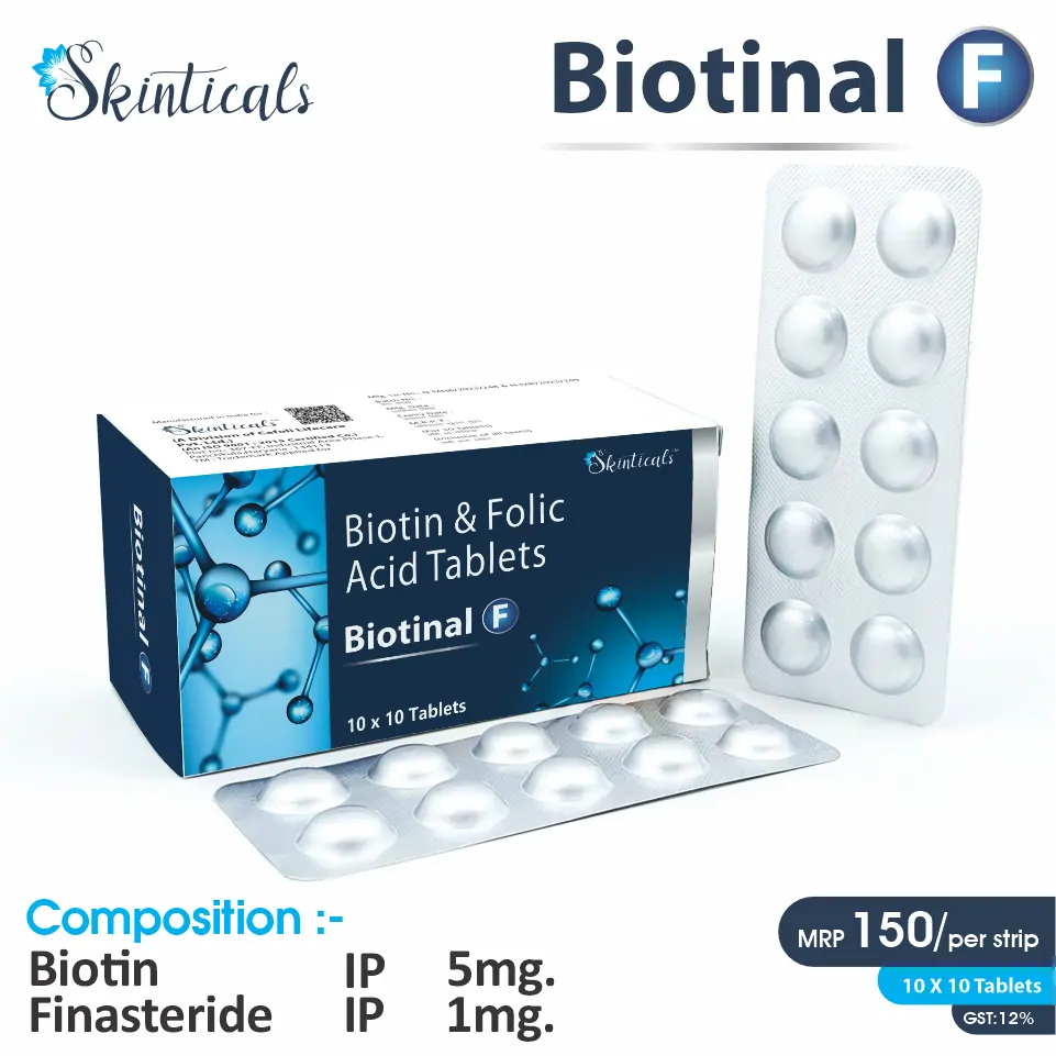 Biotin + Finasteride  Tablet at the best price in PCD Pharma Franchise for Vitamin, DHT Inhibitor, Hair Loss Treatment.